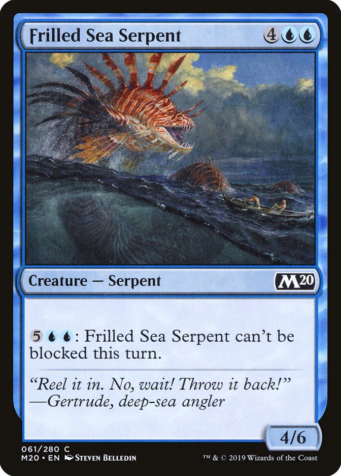 Frilled Sea Serpent [Core Set 2020] | Webway Games