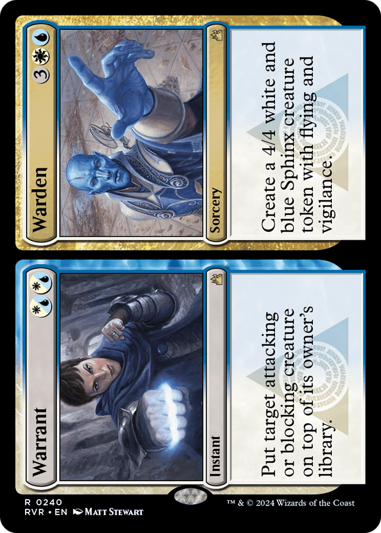 Warrant // Warden [Ravnica Remastered] | Webway Games