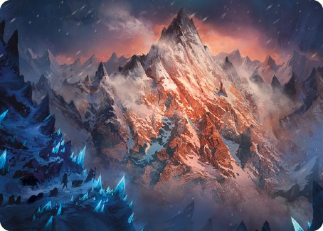 Mountain Art Card [The Lord of the Rings: Tales of Middle-earth Art Series] | Webway Games