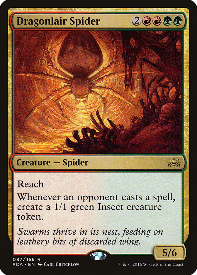 Dragonlair Spider [Planechase Anthology] | Webway Games