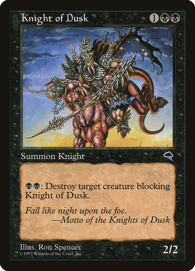 Knight of Dusk [Tempest] | Webway Games