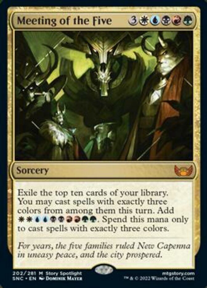 Meeting of the Five [Streets of New Capenna] | Webway Games