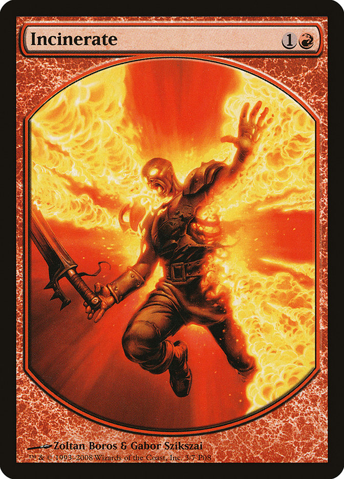 Incinerate [Magic Player Rewards 2008] | Webway Games