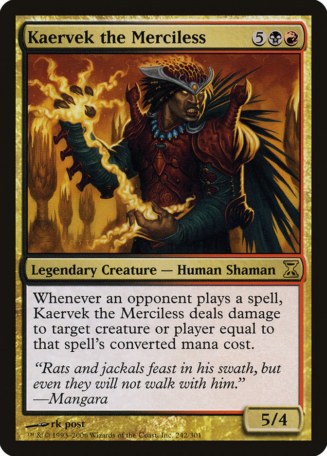 Kaervek the Merciless [Time Spiral] | Webway Games