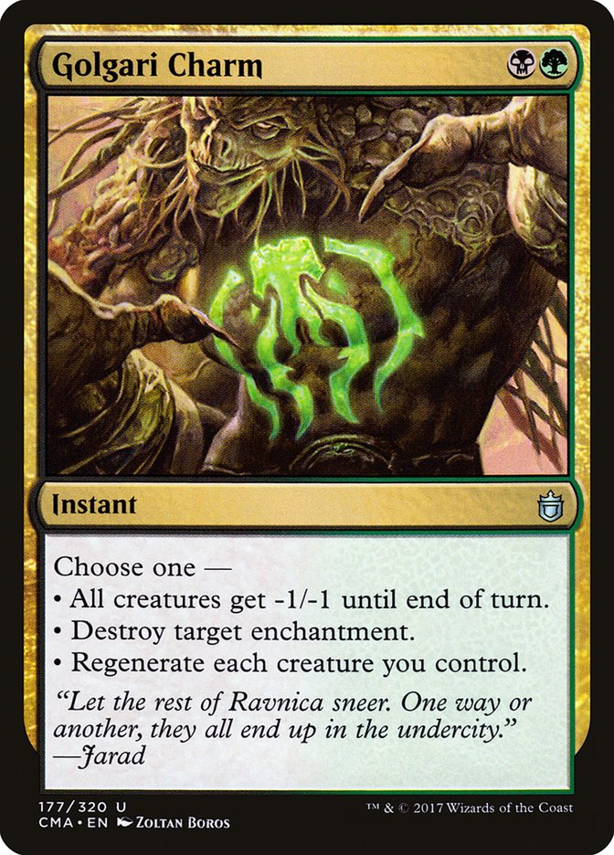 Golgari Charm [Commander Anthology] | Webway Games