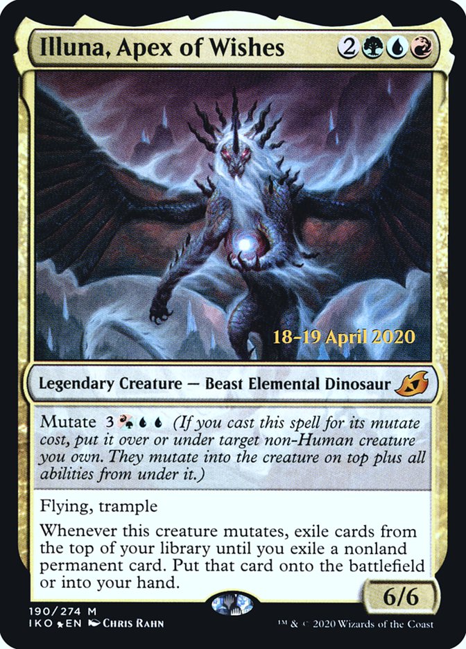 Illuna, Apex of Wishes  [Ikoria: Lair of Behemoths Prerelease Promos] | Webway Games