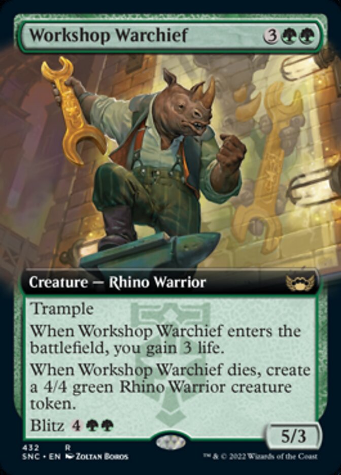 Workshop Warchief (Extended Art) [Streets of New Capenna] | Webway Games