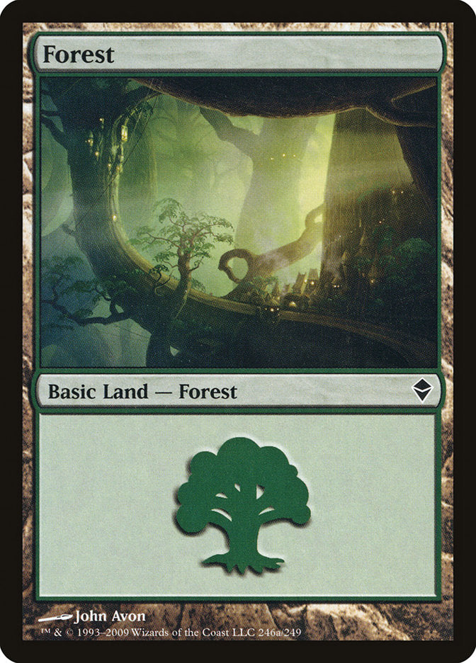 Forest (#246a) [Zendikar] | Webway Games