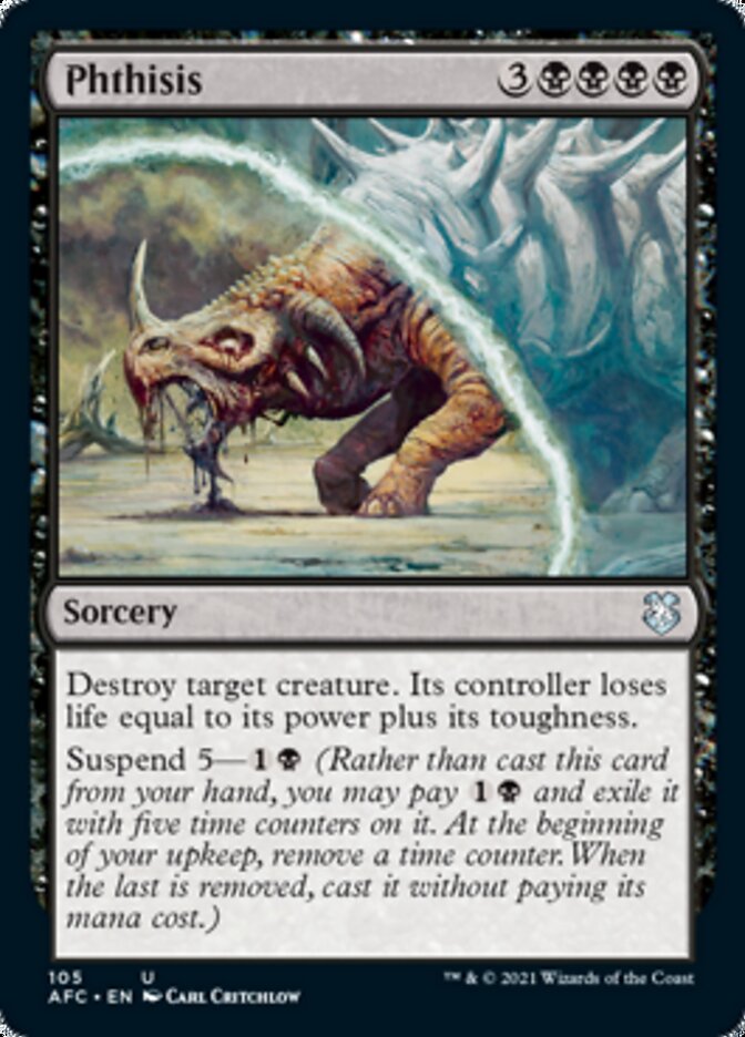 Phthisis [Dungeons & Dragons: Adventures in the Forgotten Realms Commander] | Webway Games