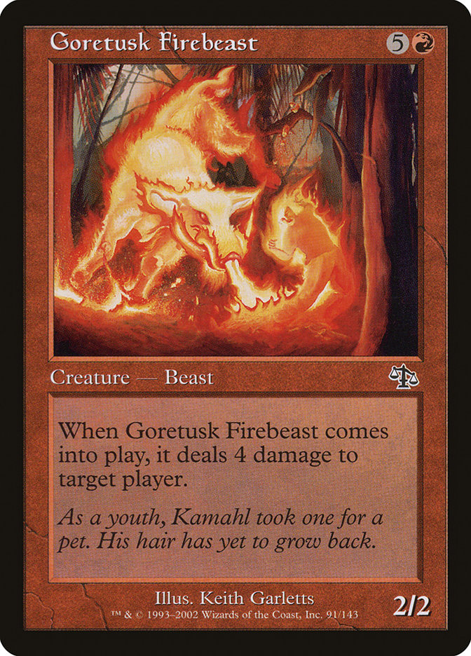 Goretusk Firebeast [Judgment] | Webway Games