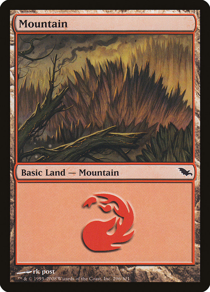 Mountain (#296) [Shadowmoor] | Webway Games