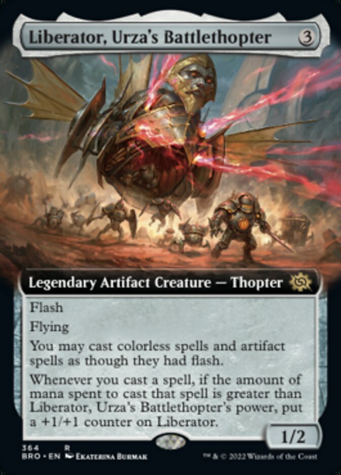 Liberator, Urza's Battlethopter (Extended Art) [The Brothers' War] | Webway Games