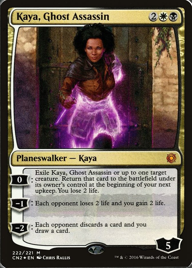 Kaya, Ghost Assassin (222/221) [Conspiracy: Take the Crown] | Webway Games