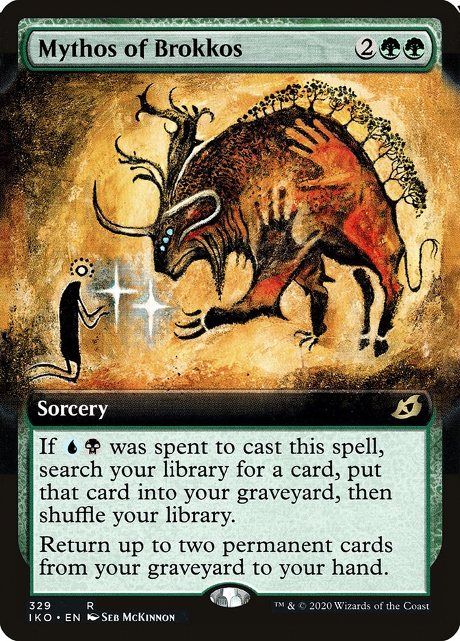Mythos of Brokkos (Extended Art) [Ikoria: Lair of Behemoths] | Webway Games