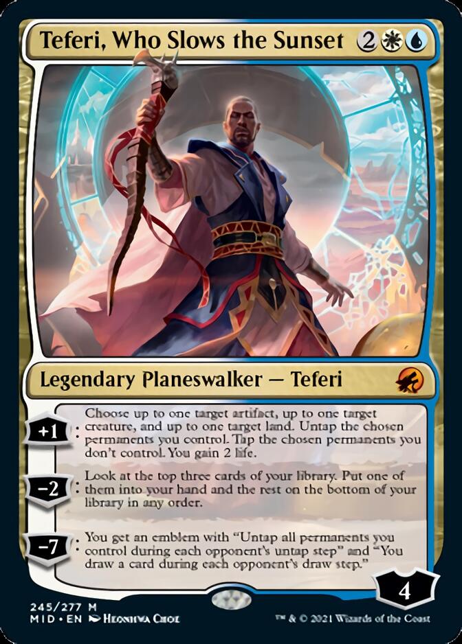 Teferi, Who Slows the Sunset [Innistrad: Midnight Hunt] | Webway Games