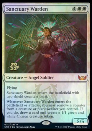 Sanctuary Warden [Streets of New Capenna Prerelease Promos] | Webway Games