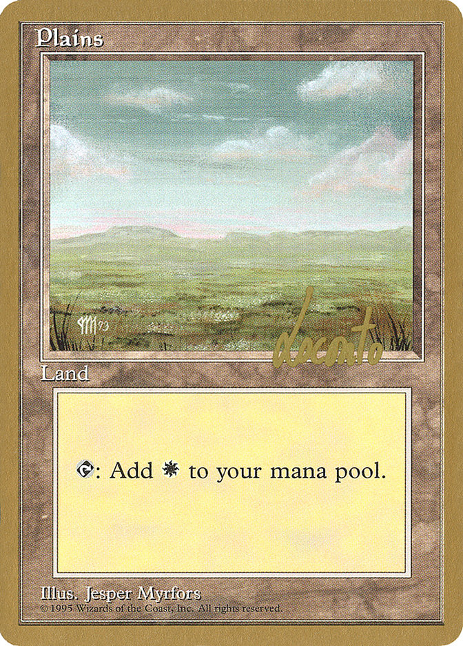 Plains (ml364) (Michael Loconto) [Pro Tour Collector Set] | Webway Games