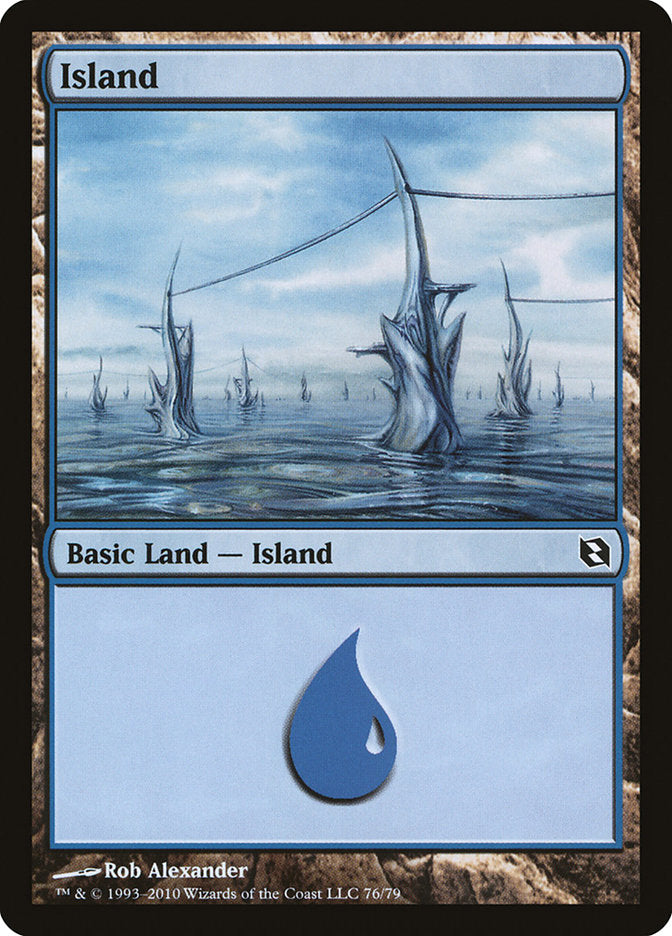 Island (76) [Duel Decks: Elspeth vs. Tezzeret] | Webway Games