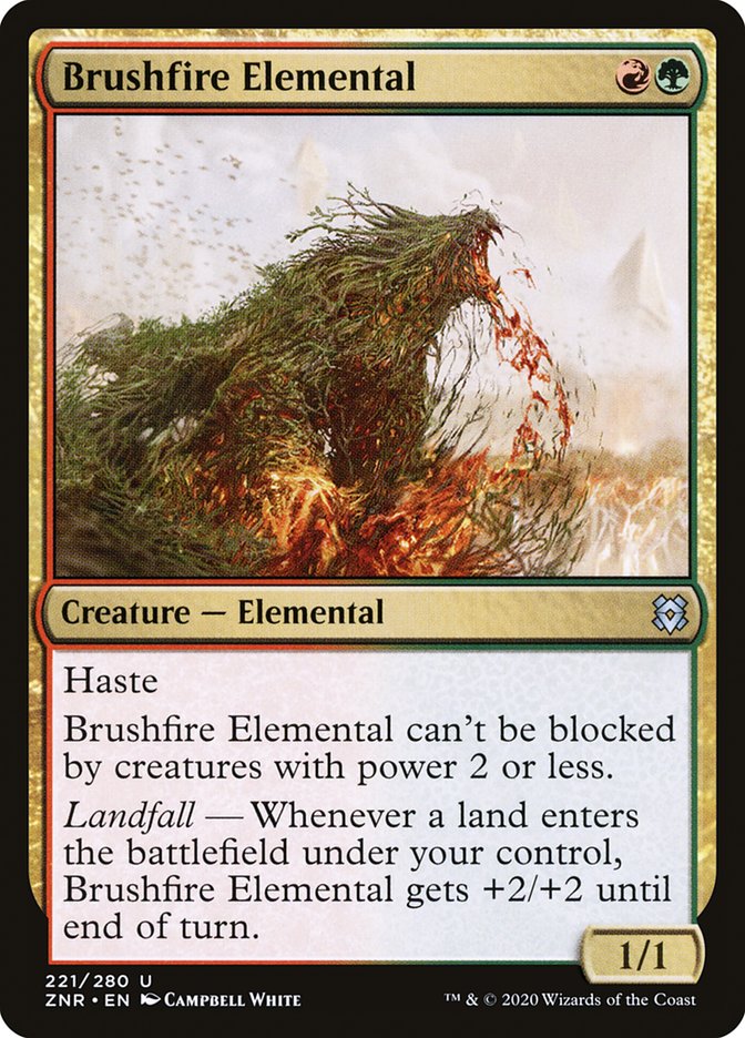 Brushfire Elemental [Zendikar Rising] | Webway Games