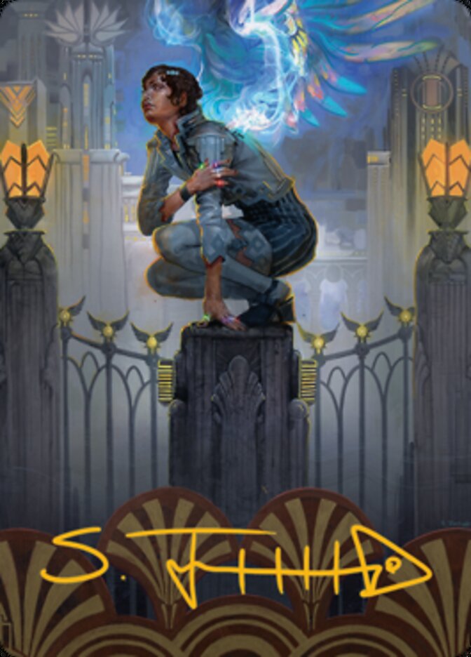 Giada, Font of Hope 2 Art Card (Gold-Stamped Signature) [Streets of New Capenna Art Series] | Webway Games