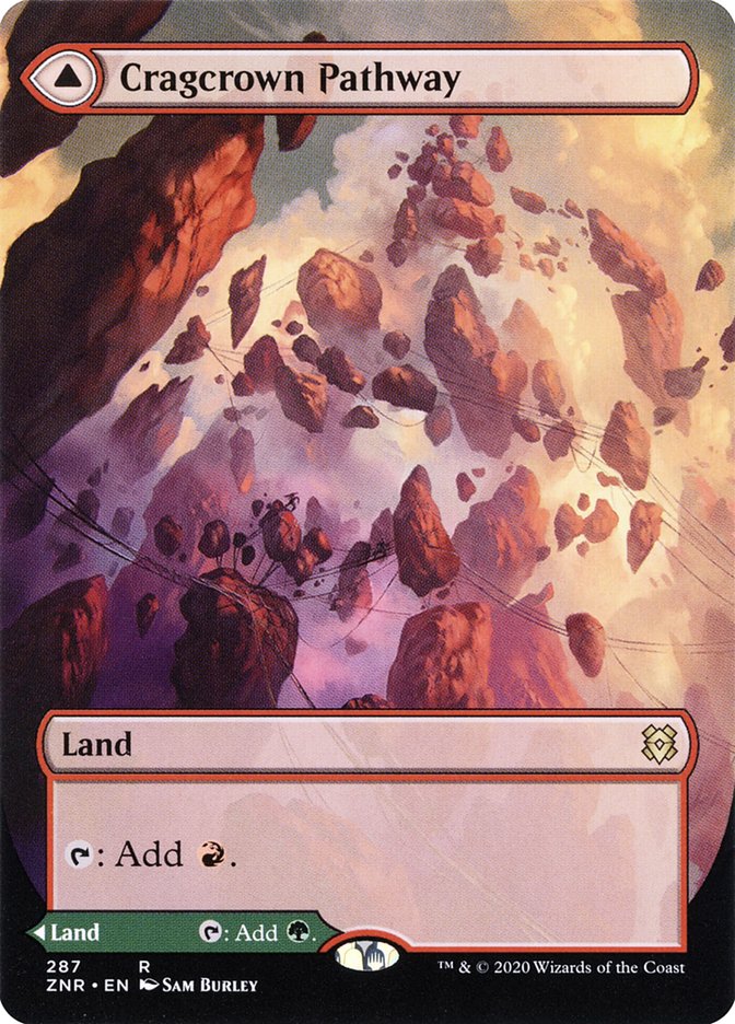 Cragcrown Pathway // Timbercrown Pathway (Borderless) [Zendikar Rising] | Webway Games