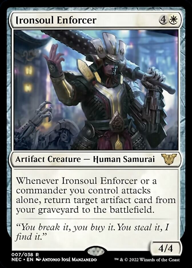 Ironsoul Enforcer [Kamigawa: Neon Dynasty Commander] | Webway Games