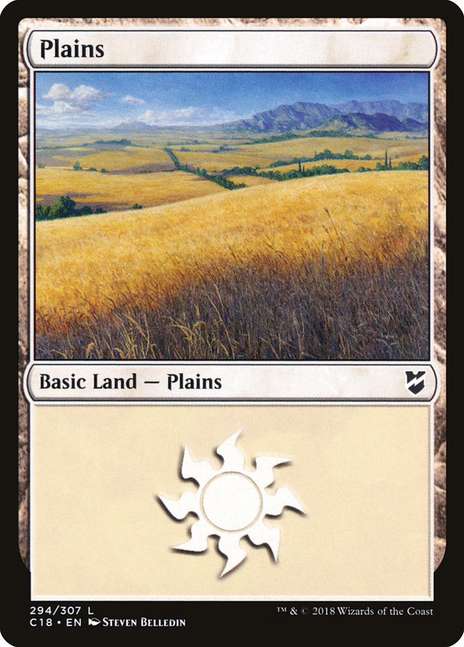 Plains (#294) [Commander 2018] | Webway Games