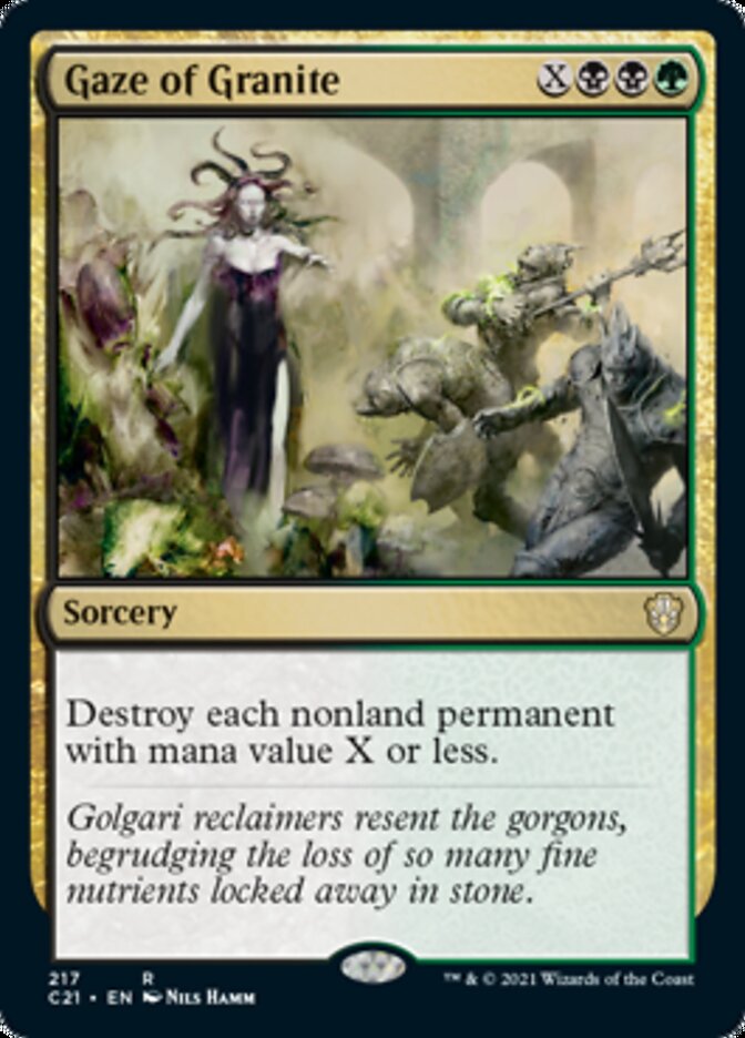 Gaze of Granite [Commander 2021] | Webway Games