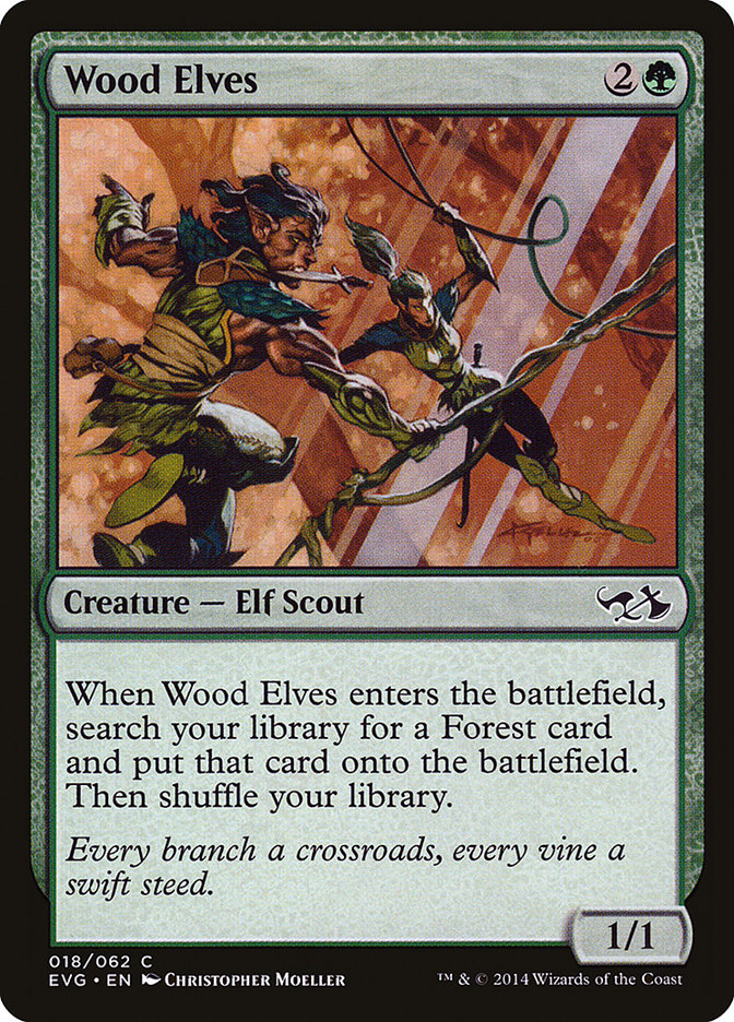 Wood Elves (Elves vs. Goblins) [Duel Decks Anthology] | Webway Games