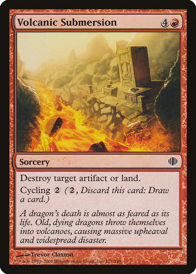 Volcanic Submersion [Shards of Alara] | Webway Games