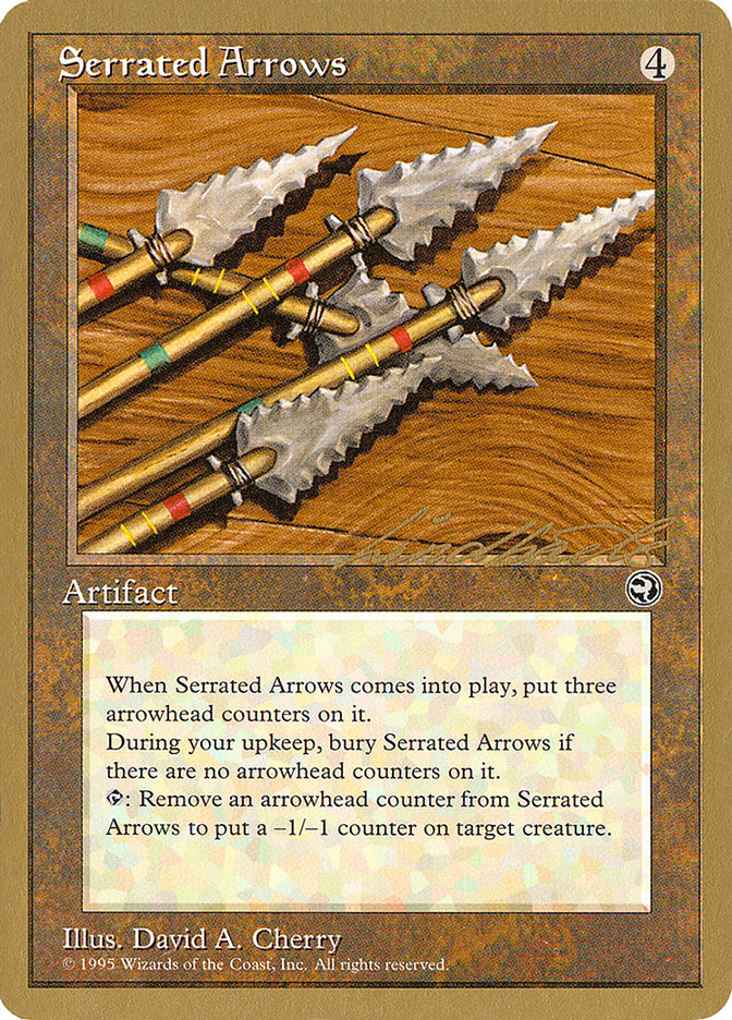 Serrated Arrows (Leon Lindback) [Pro Tour Collector Set] | Webway Games