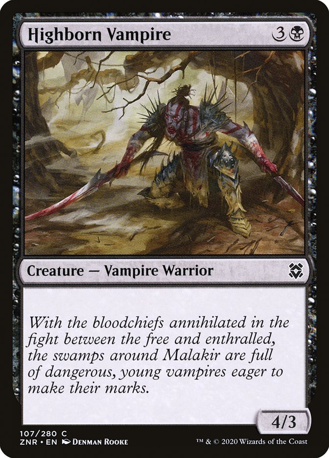 Highborn Vampire [Zendikar Rising] | Webway Games