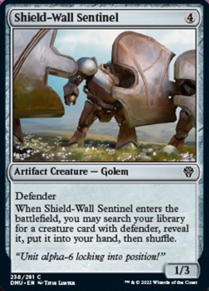 Shield-Wall Sentinel [Dominaria United] | Webway Games