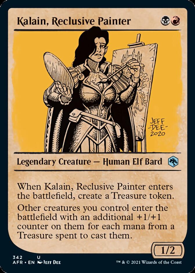 Kalain, Reclusive Painter (Showcase) [Dungeons & Dragons: Adventures in the Forgotten Realms] | Webway Games