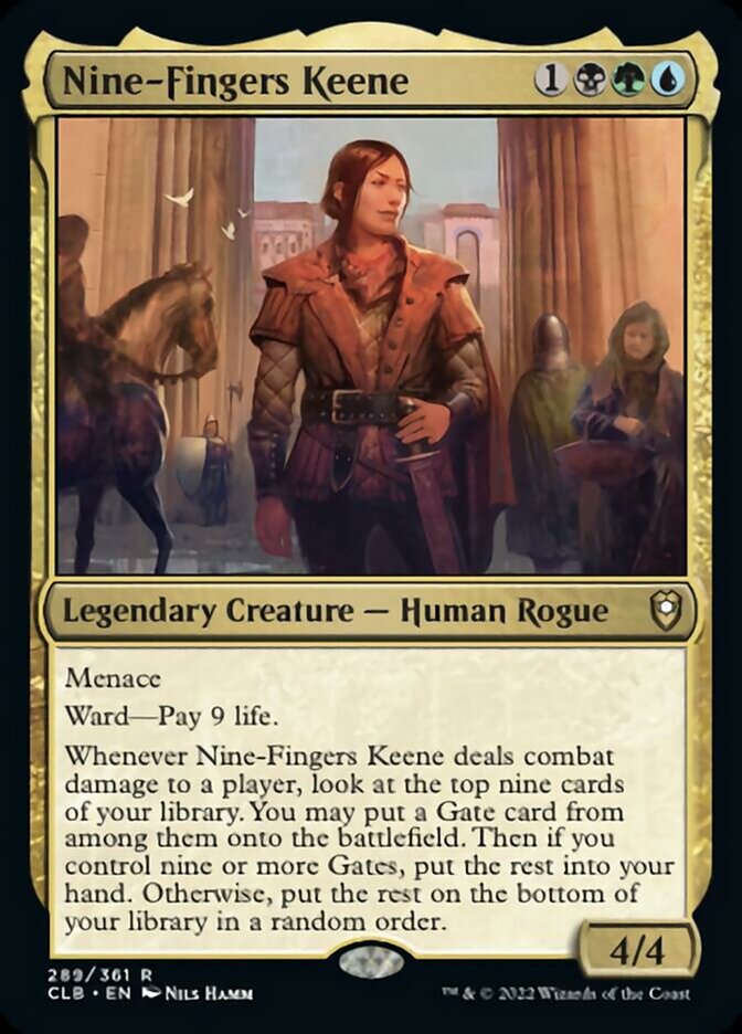 Nine-Fingers Keene [Commander Legends: Battle for Baldur's Gate] | Webway Games