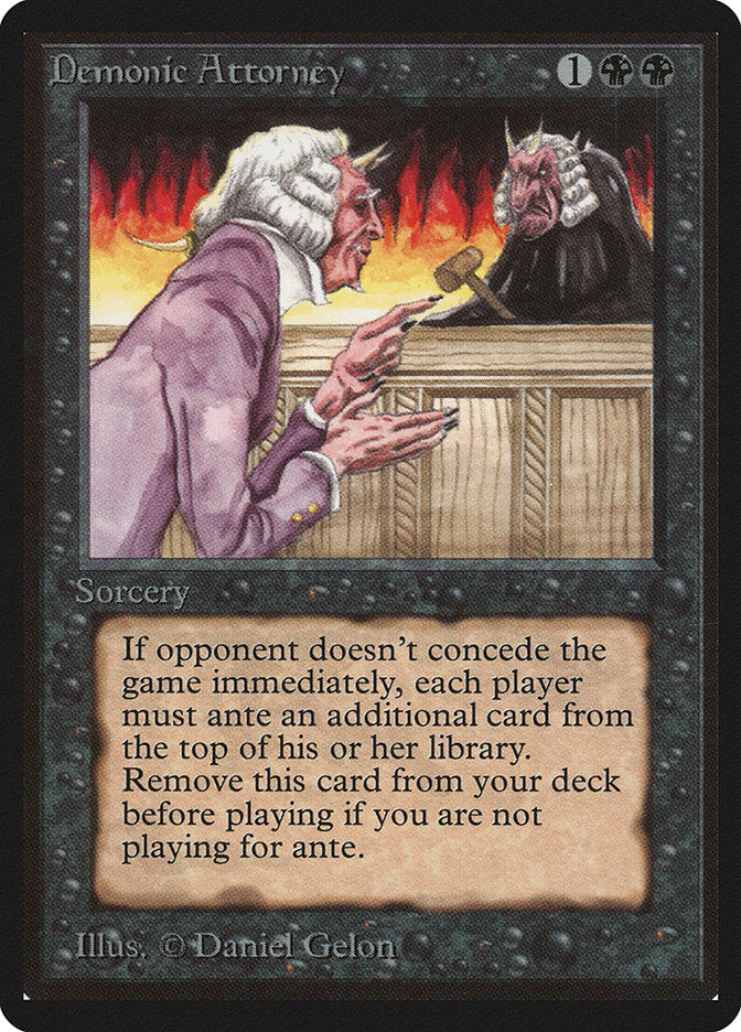 Demonic Attorney [Limited Edition Beta] | Webway Games