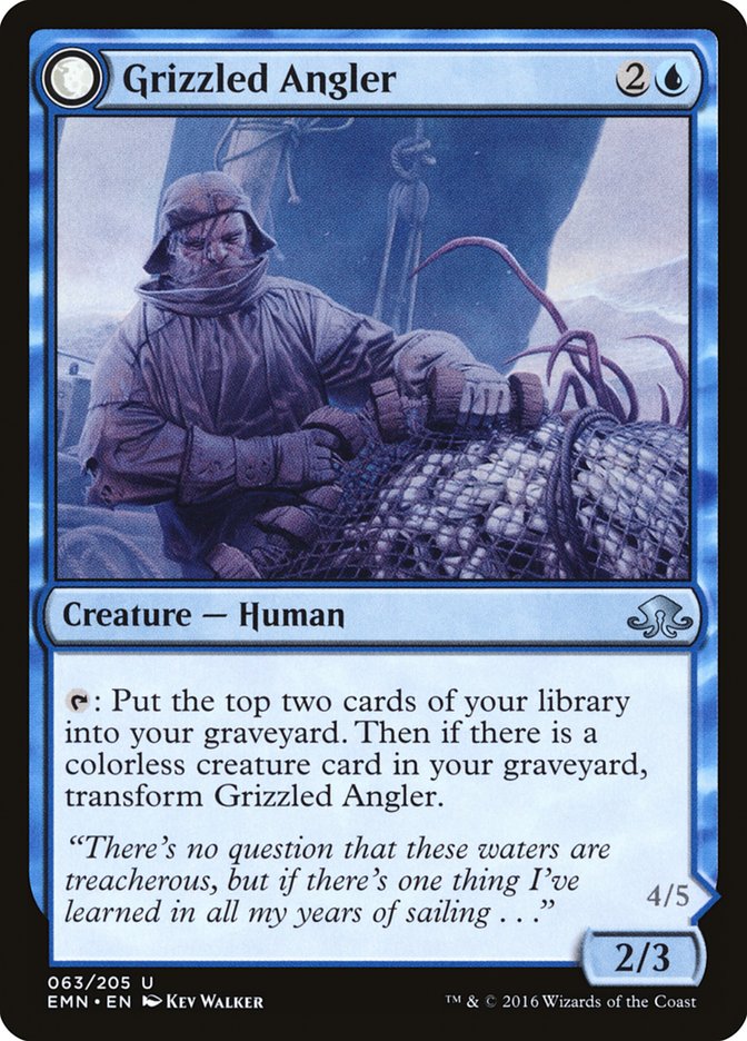 Grizzled Angler // Grisly Anglerfish [Eldritch Moon] | Webway Games