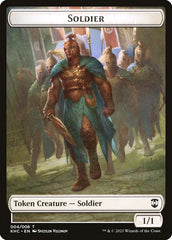 Bird (001) // Soldier Double-sided Token [Kaldheim Commander Tokens] | Webway Games