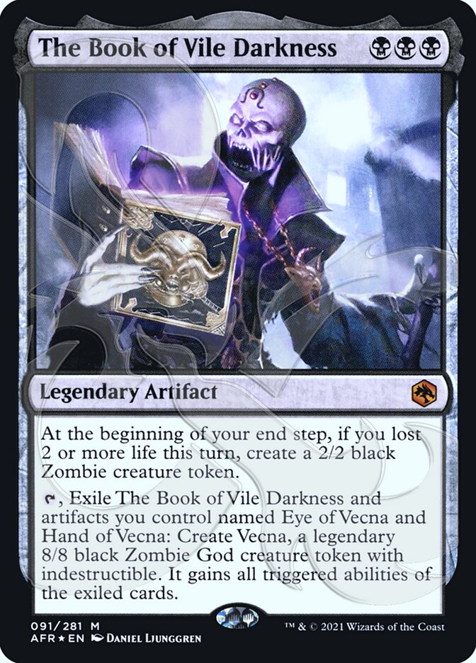 The Book of Vile Darkness (Ampersand Promo) [Dungeons & Dragons: Adventures in the Forgotten Realms Promos] | Webway Games