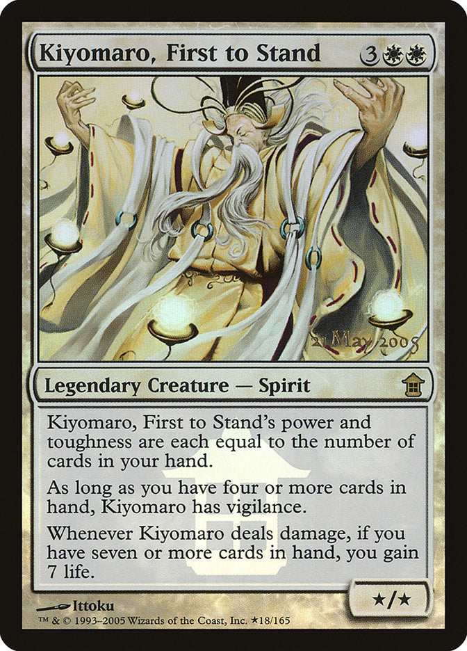 Kiyomaro, First to Stand [Saviors of Kamigawa Promos] | Webway Games