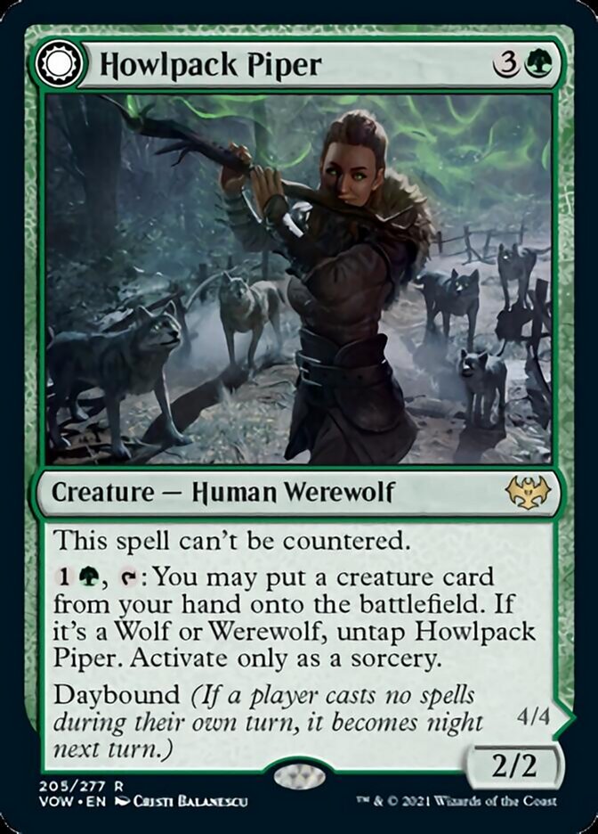 Howlpack Piper // Wildsong Howler [Innistrad: Crimson Vow] | Webway Games