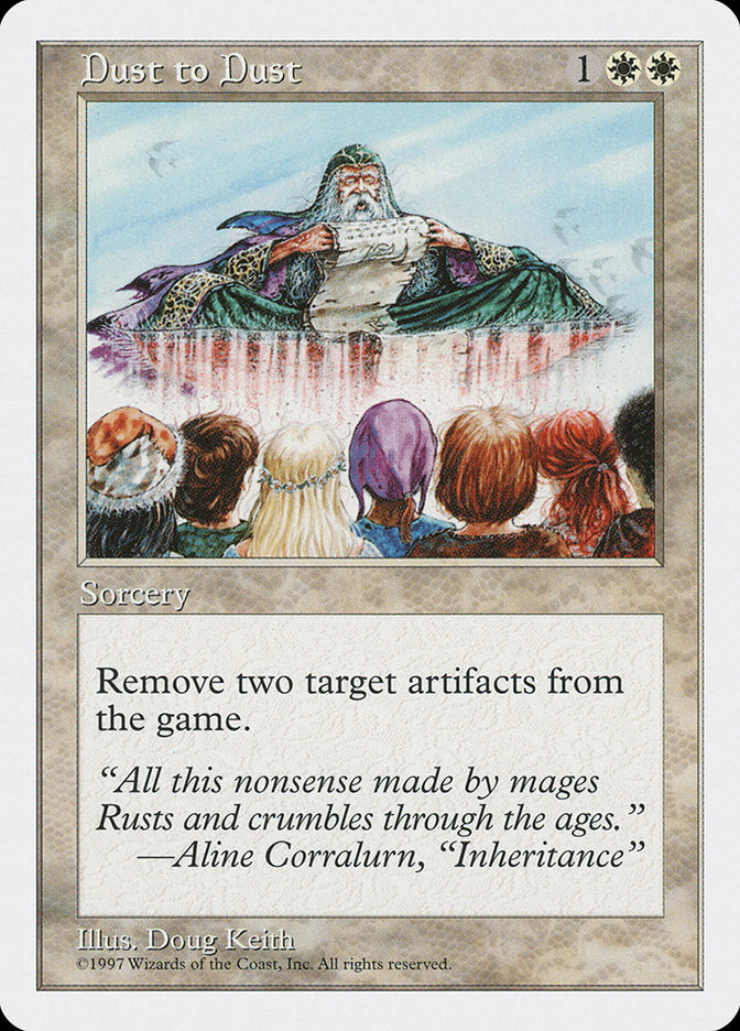 Dust to Dust [Fifth Edition] | Webway Games