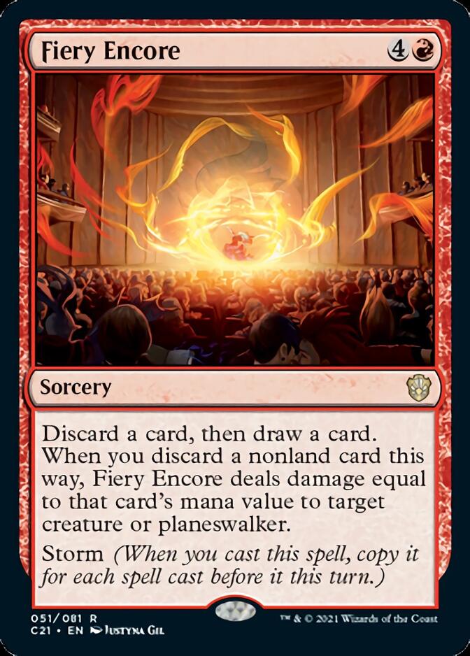 Fiery Encore [Commander 2021] | Webway Games