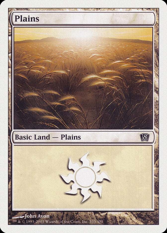 Plains (#333) [Eighth Edition] | Webway Games