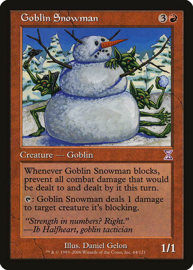 Goblin Snowman [Time Spiral Timeshifted] | Webway Games