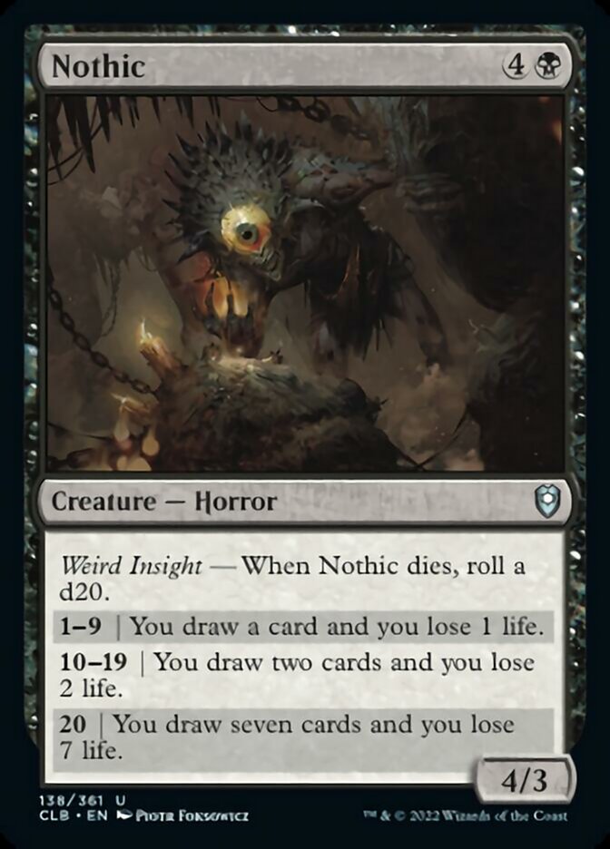 Nothic [Commander Legends: Battle for Baldur's Gate] | Webway Games