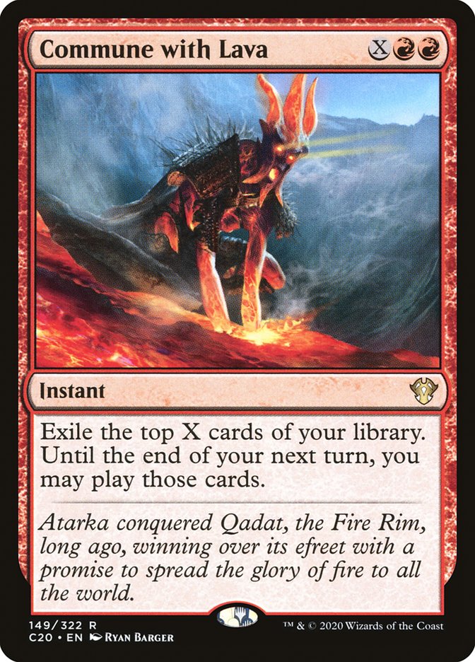 Commune with Lava [Commander 2020] | Webway Games