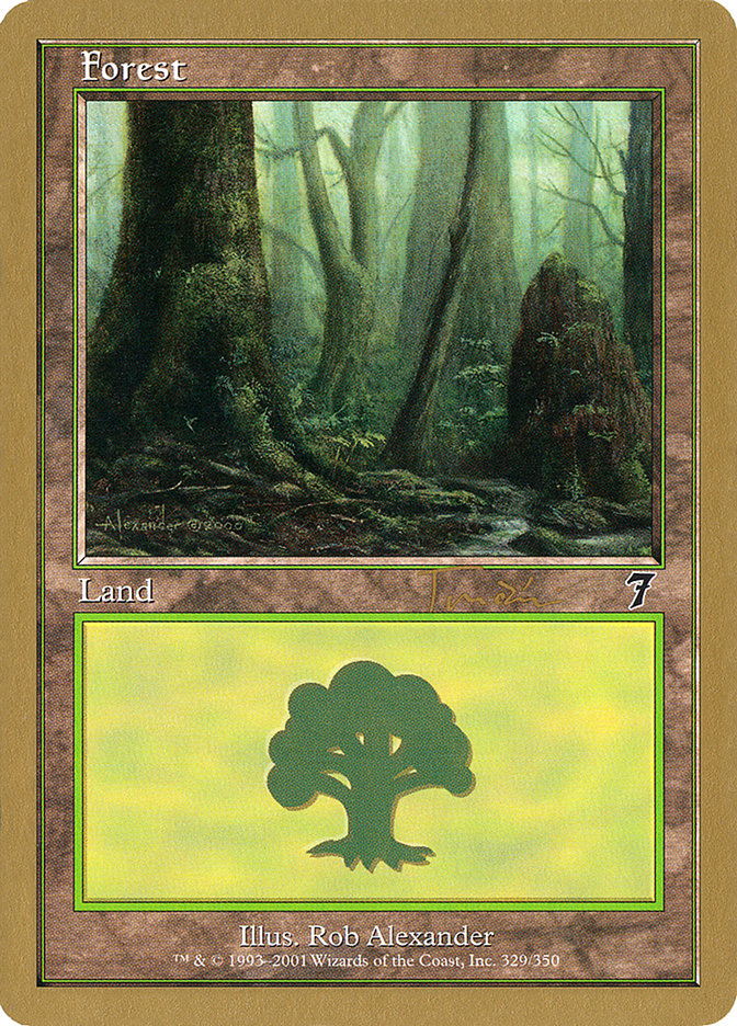 Forest (jt329) (Jan Tomcani) [World Championship Decks 2001] | Webway Games