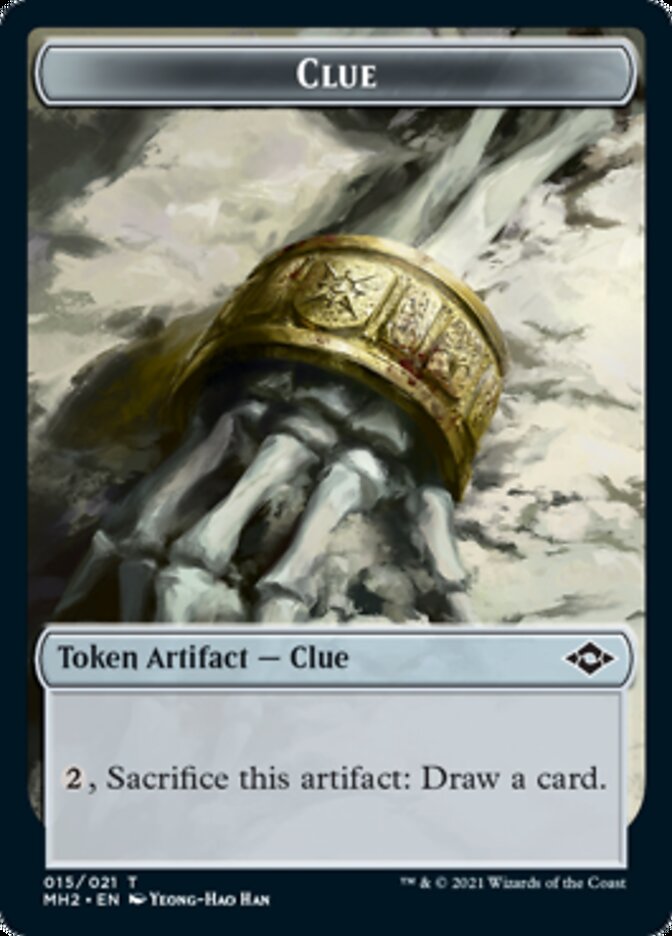 Clue Token (#15) // Insect Token [Modern Horizons 2 Tokens] | Webway Games