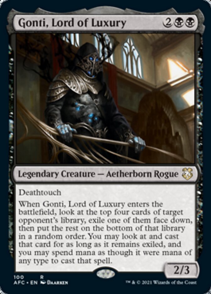 Gonti, Lord of Luxury [Dungeons & Dragons: Adventures in the Forgotten Realms Commander] | Webway Games